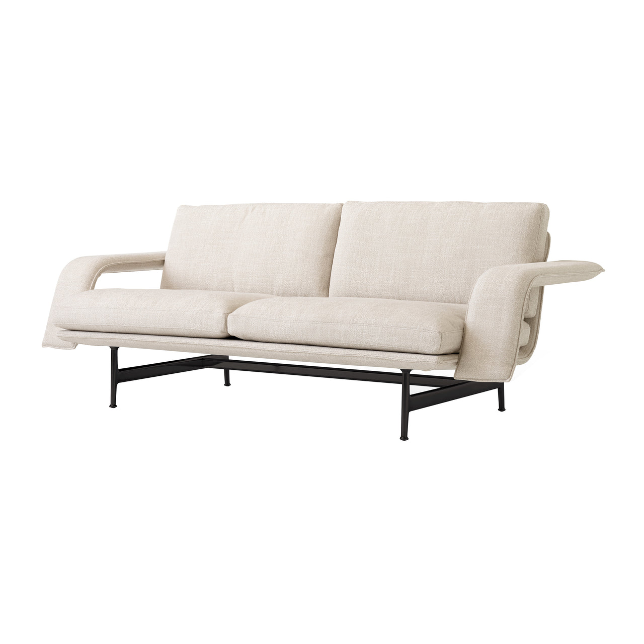 Meantime AV30 2 Seater Sofa: Warm Black
