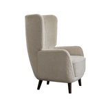 Teddy Lounge Chair: Dark Brown Oak