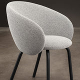 Nebula Tube Chair: Steel Base