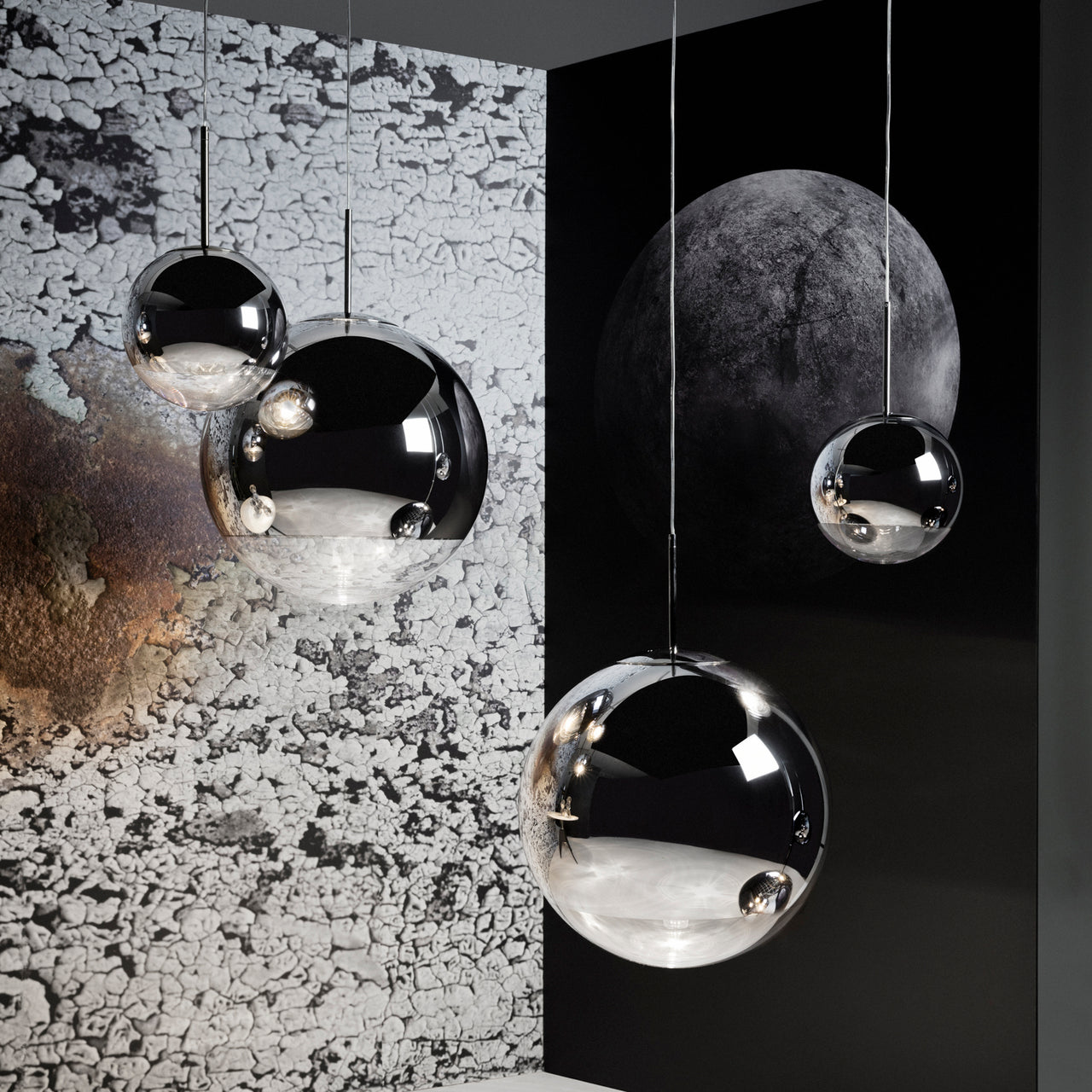 Mirror Ball Round Pendant System