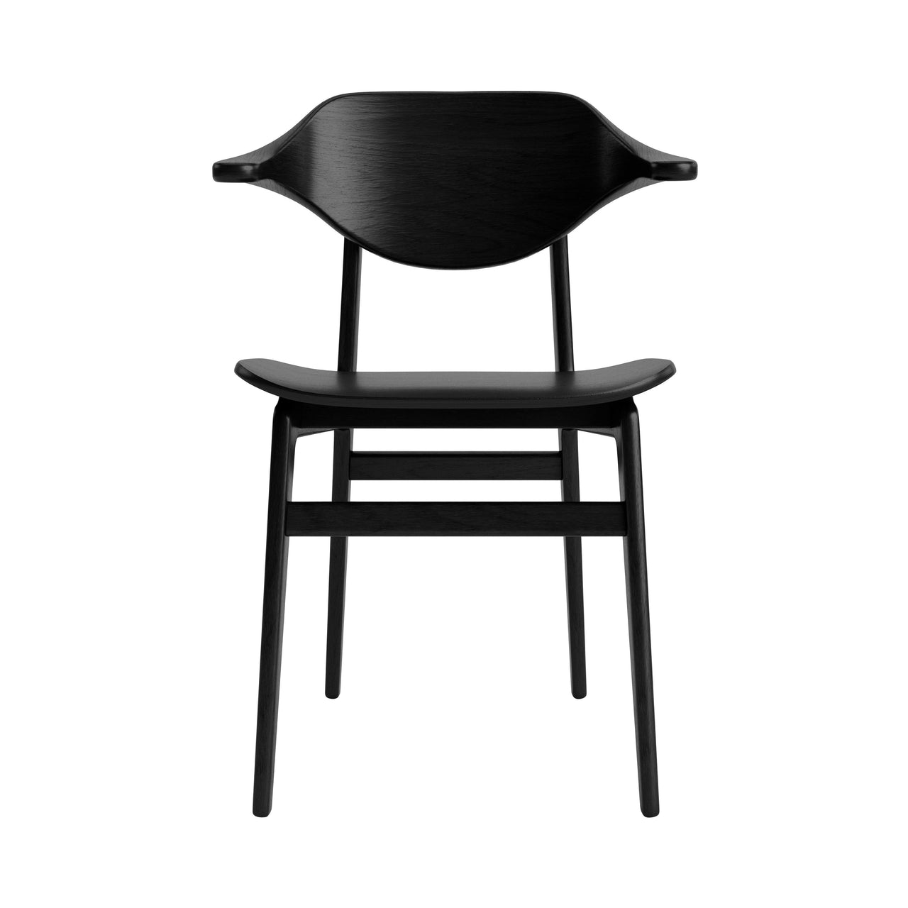 Bufala Chair: Black Oak