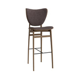 Elephant Bar + Counter Chair: Front Upholstered + Bar + Light Smoked Oak