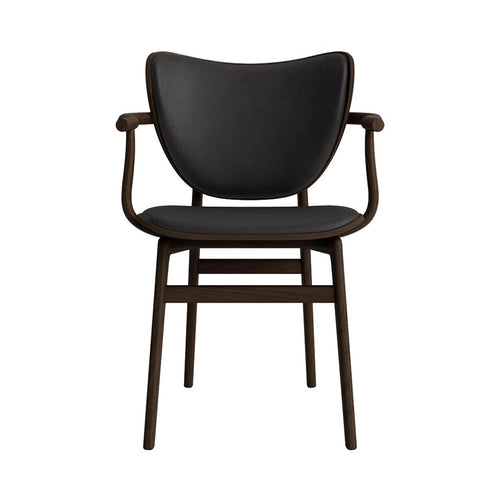 Elephant Armchair: Front Upholstered + Dark Smoked Oak