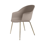 Bat Dining Chair: Conic Base + New Beige + Antique Brass
