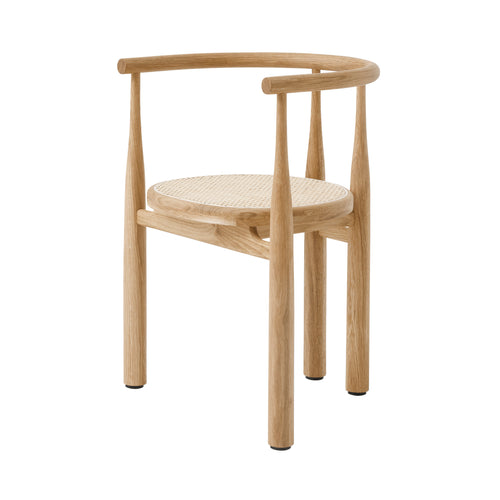 Bukowski Chair: Oak + French Cane