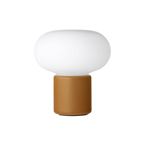 Karl-Johan Portable Table Lamp: Ochre Yellow