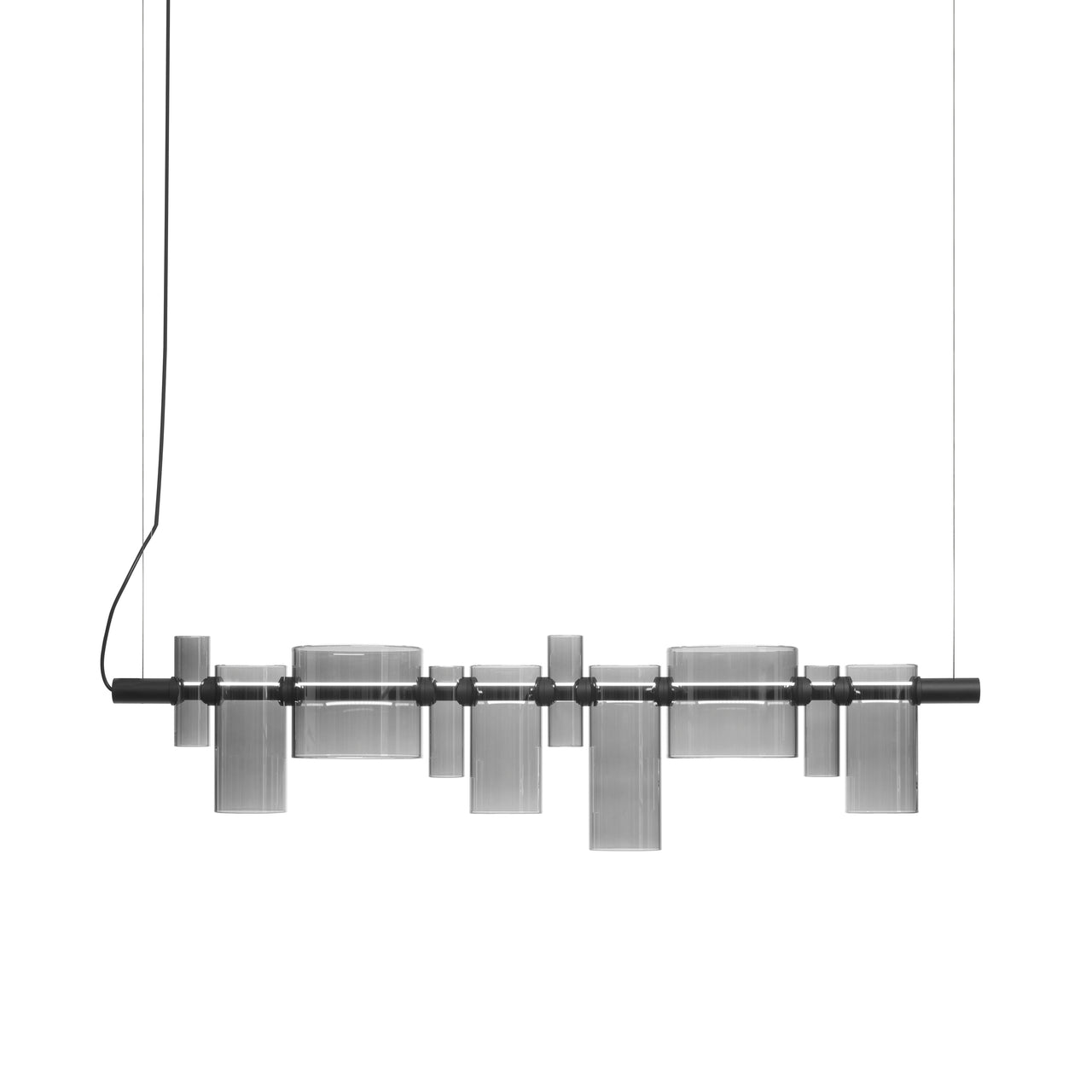Dancing Glass Suspension: Smokey Grey