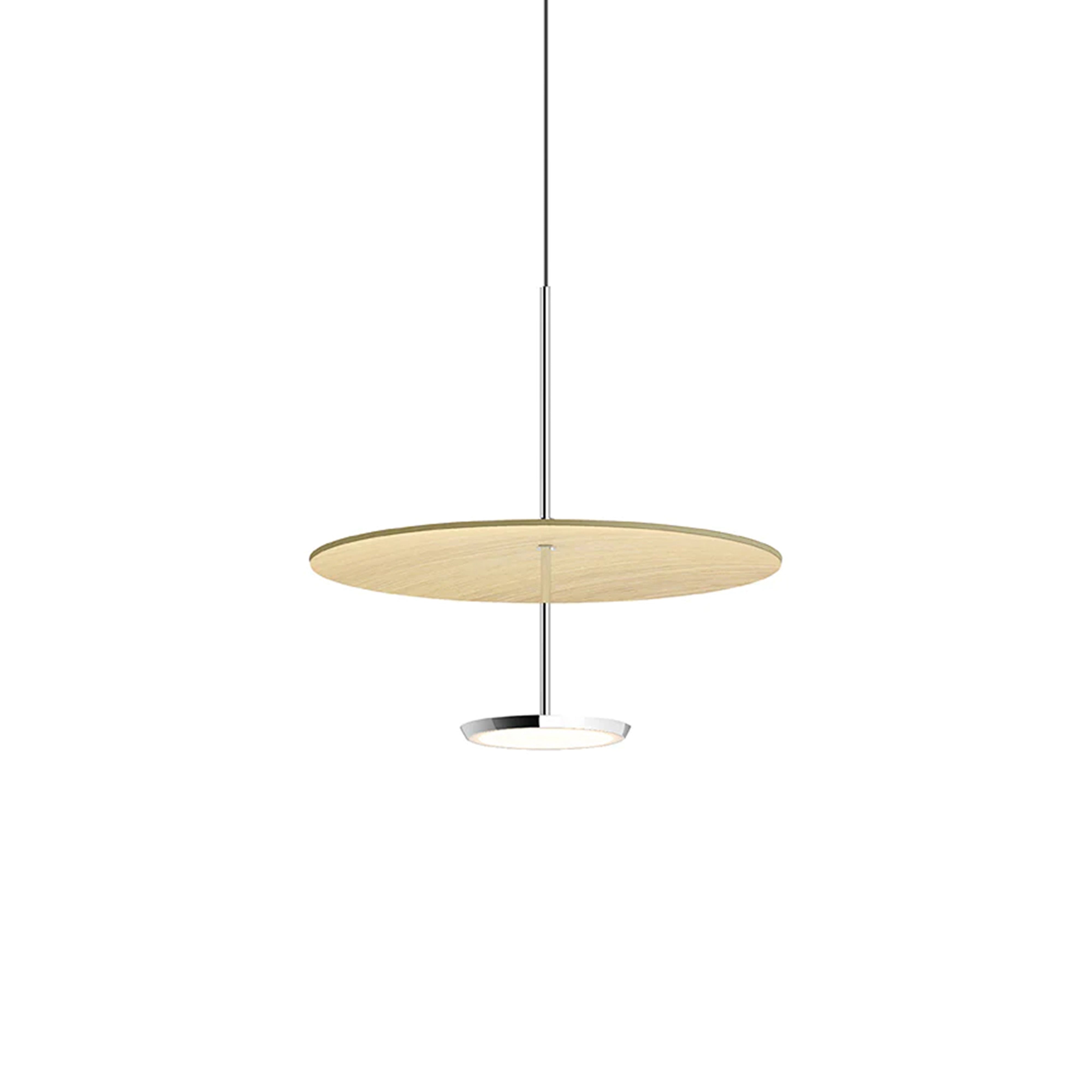 Sky Dome Pendant Light: Wood + Small - 18.1