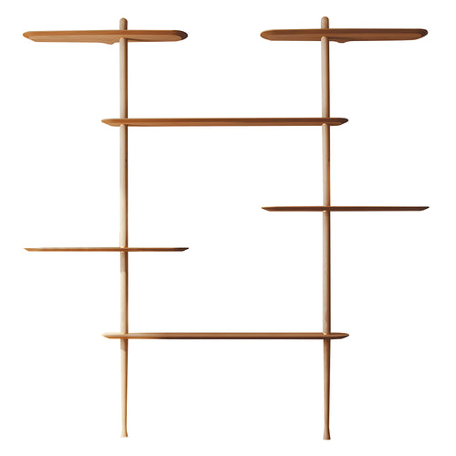 Axis 2 Shelving System: Walnut