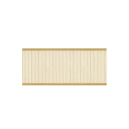 Stockholm Shelf Slated Sliding Door: Super-Matt Oak