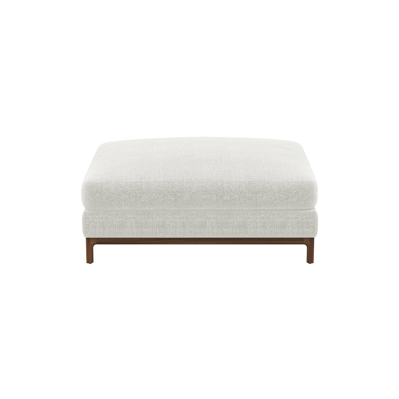 Qi Ottoman: Natural Walnut