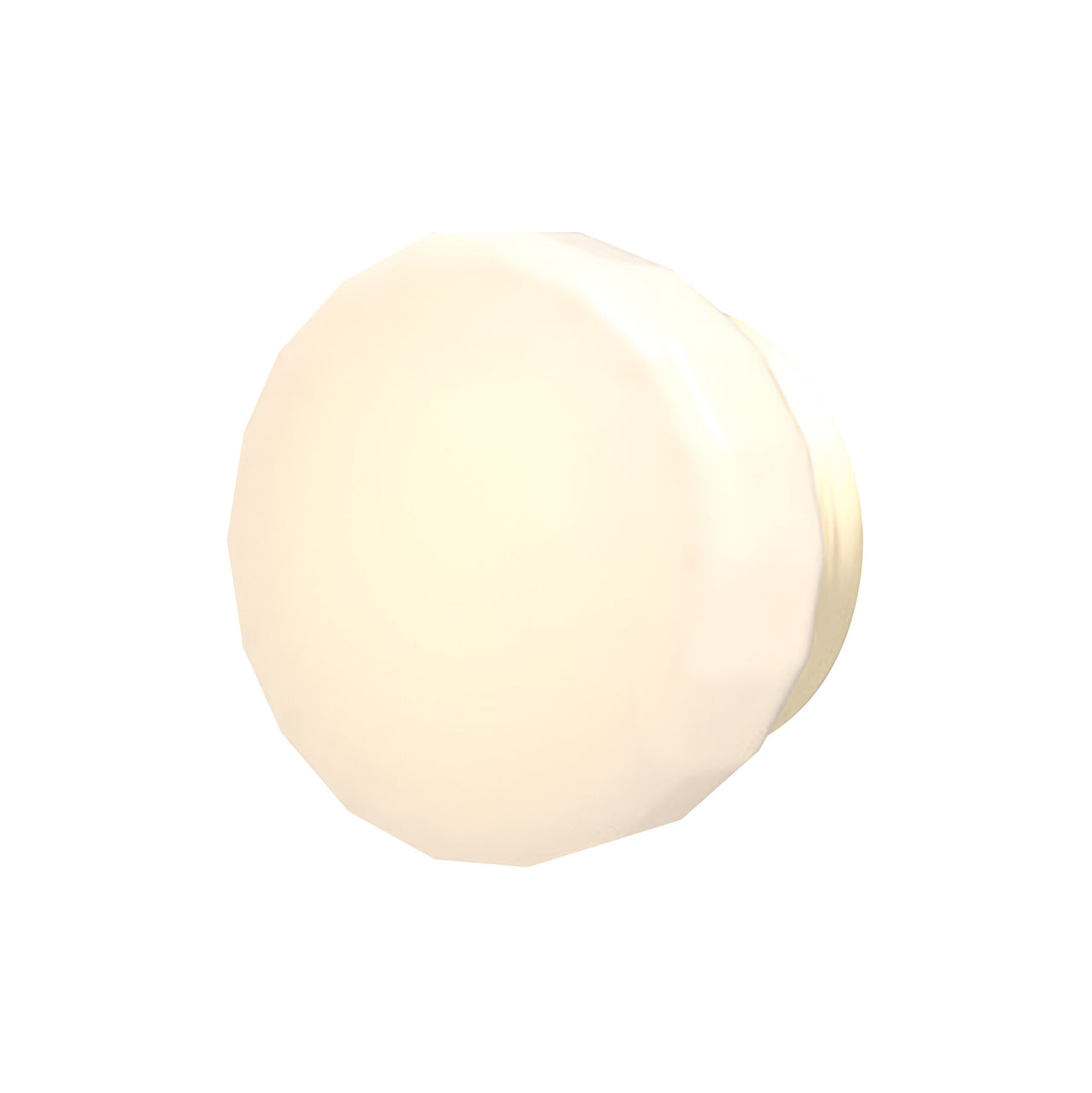 Pastille Wall Lamp: Collar + Faceted + Satin Brass