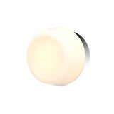 Pastille Wall Lamp: Collar + Ribbed + Polished Chrome