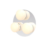 Pastille 3 Wall Lamp: 3 Cluster+ Droplet + Polished Chrome