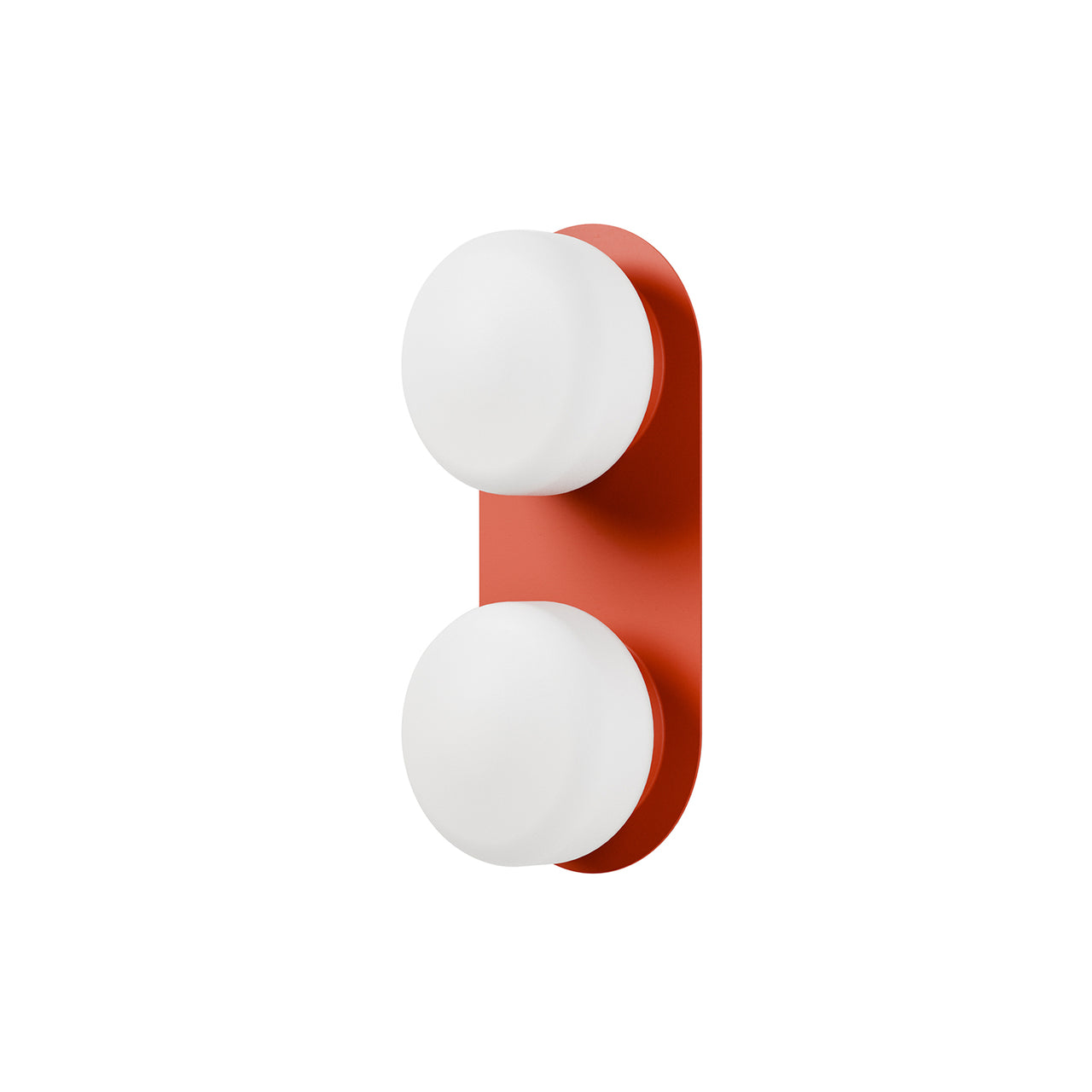 Pastille 2 IP65 Wall Lamp: Droplet + Vermillion