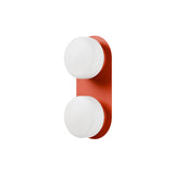 Pastille 2 IP65 Wall Lamp: Droplet + Vermillion