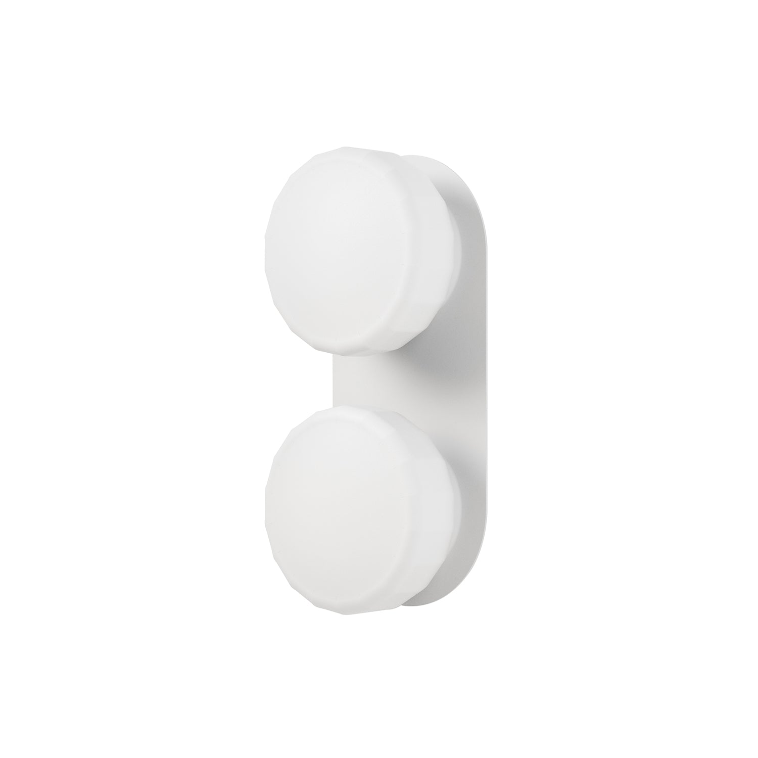 Pastille 2 IP65 Wall Lamp: Faceted + Matte White