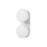 Pastille 2 IP65 Wall Lamp: Faceted + Matte White