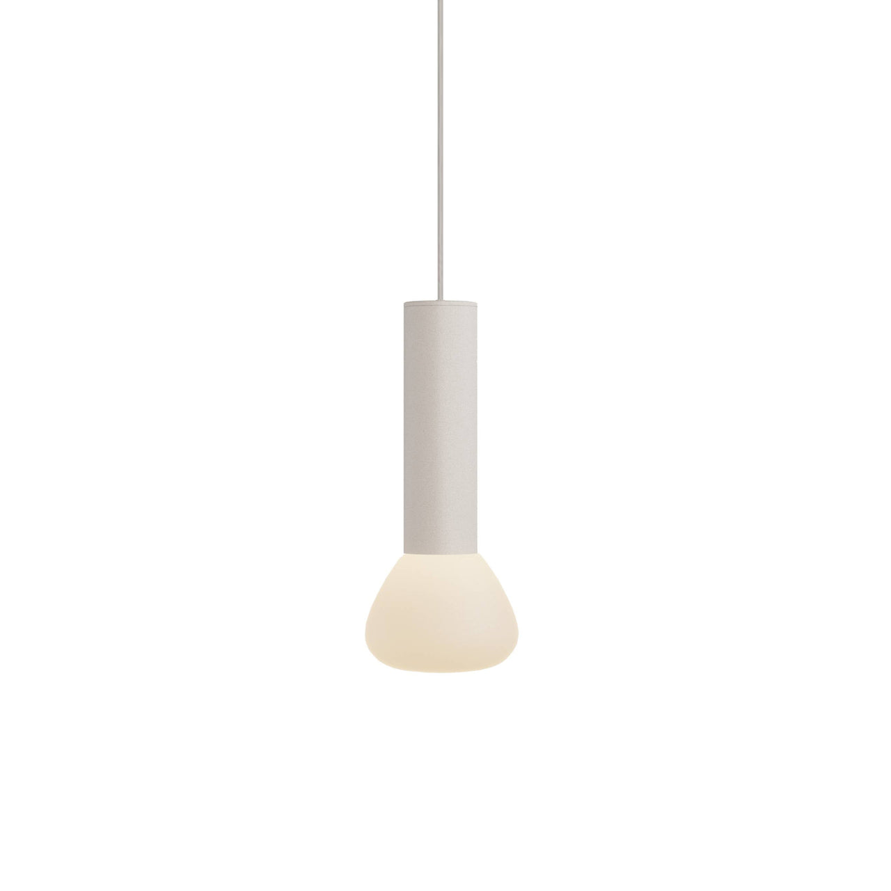 Parc 02 Pendant: Textured Beige + Beige
