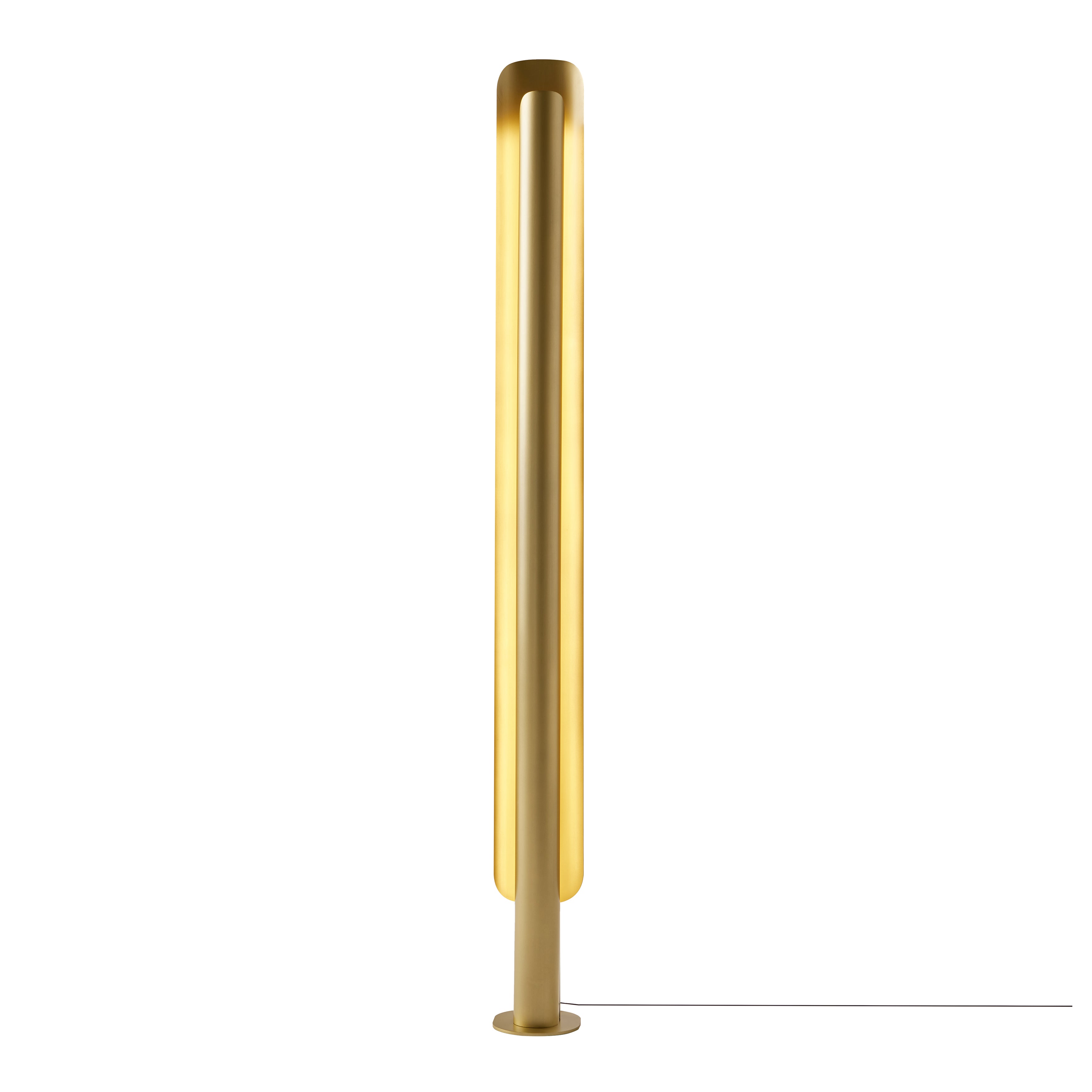 Stockholm Floor Lamp: Gold