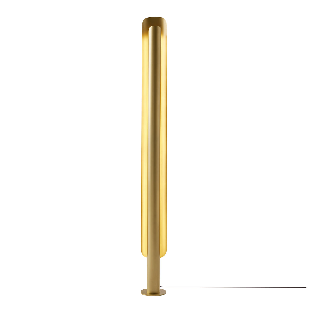 Stockholm Floor Lamp: Gold