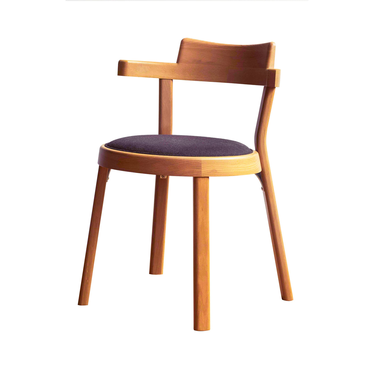 Pagoda Chair: Upholstery + Natural Oak