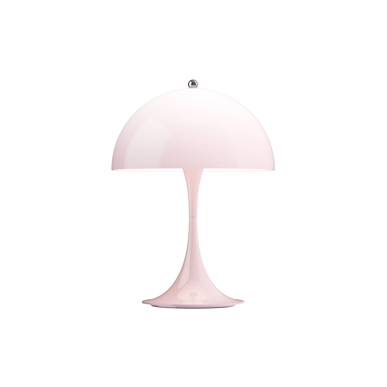 Panthella 250 Portable Lamp: Opal Pale Rose