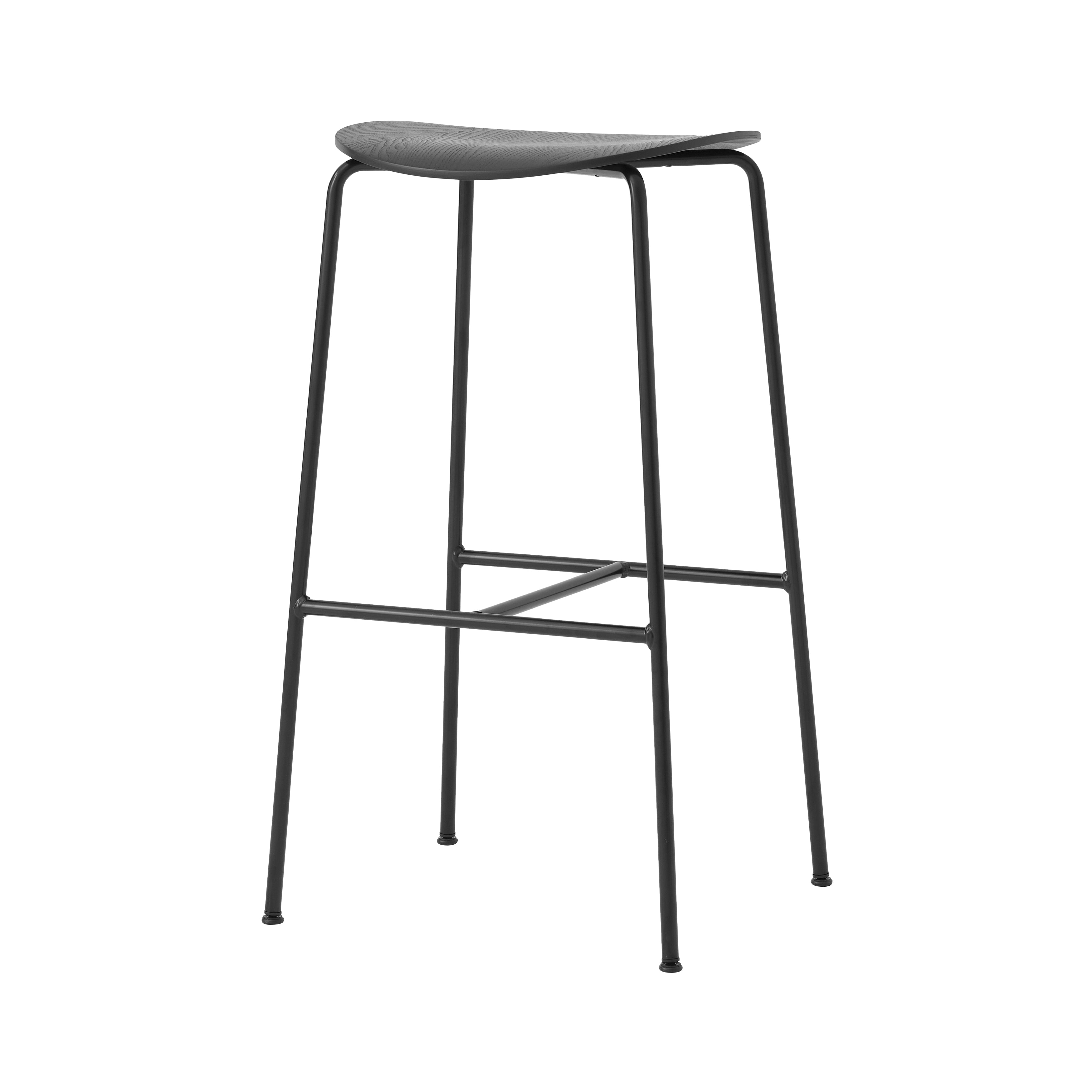 Pavilion Bar + Counter Stool: Bar (AV38) + Black Lacquered Oak