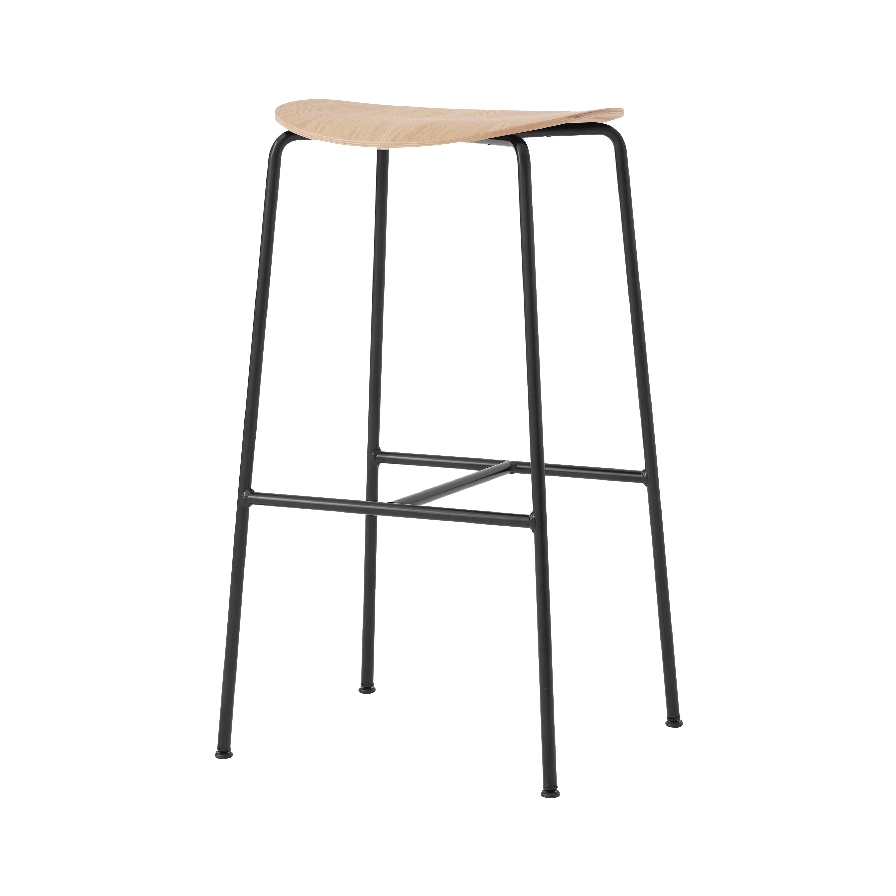 Pavilion Bar + Counter Stool: Bar (AV38) + Lacquered Oak
