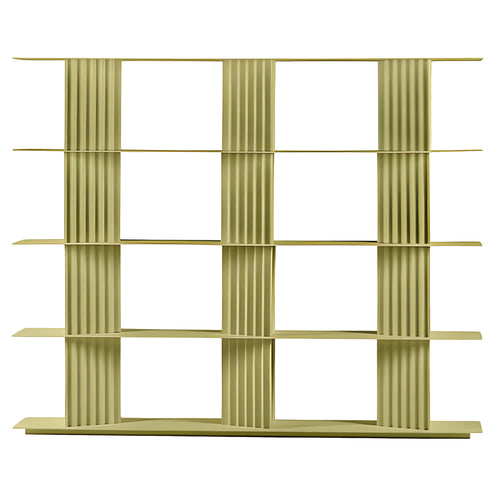 Plec Shelving: Medium + High + Green Beige