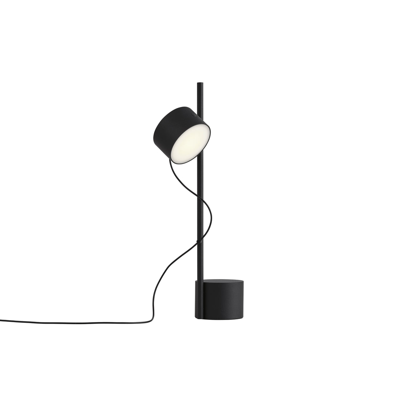 Post Table Lamp - Quick Ship + Black