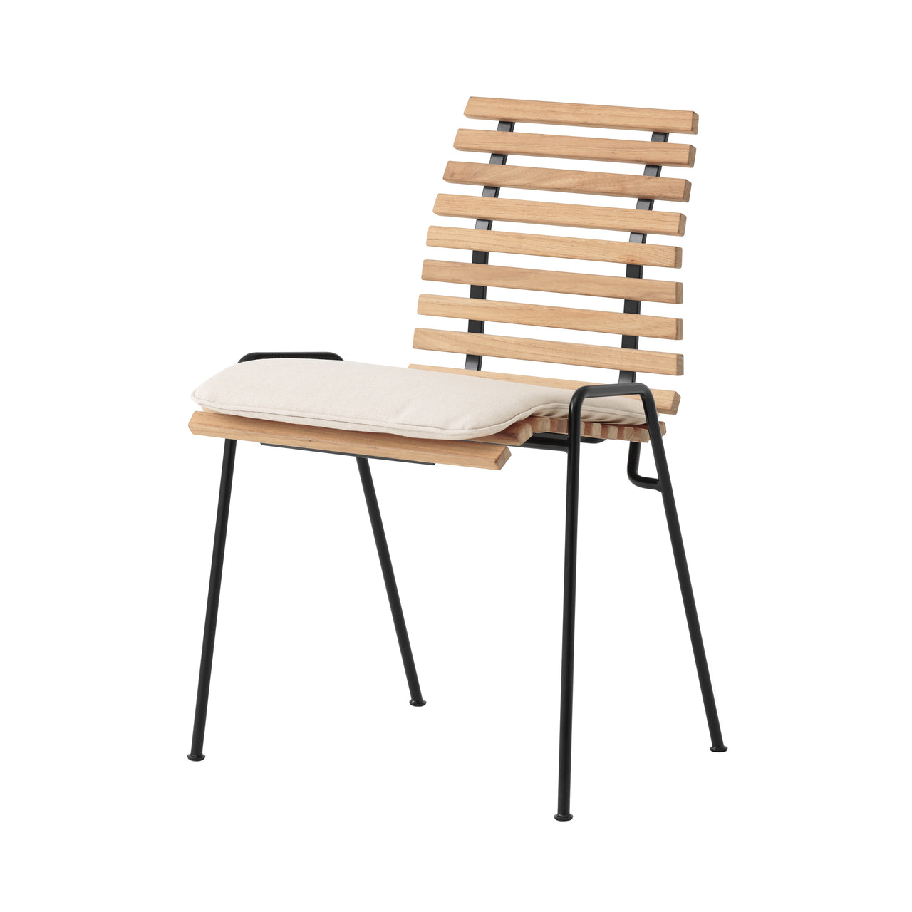 RFH Outdoor Dining Chair With Seat Pad: RD4 - Set of 2 + Heritage Papyrus Cushion