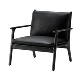 Ren Lounge Chair: Large + Black Oak