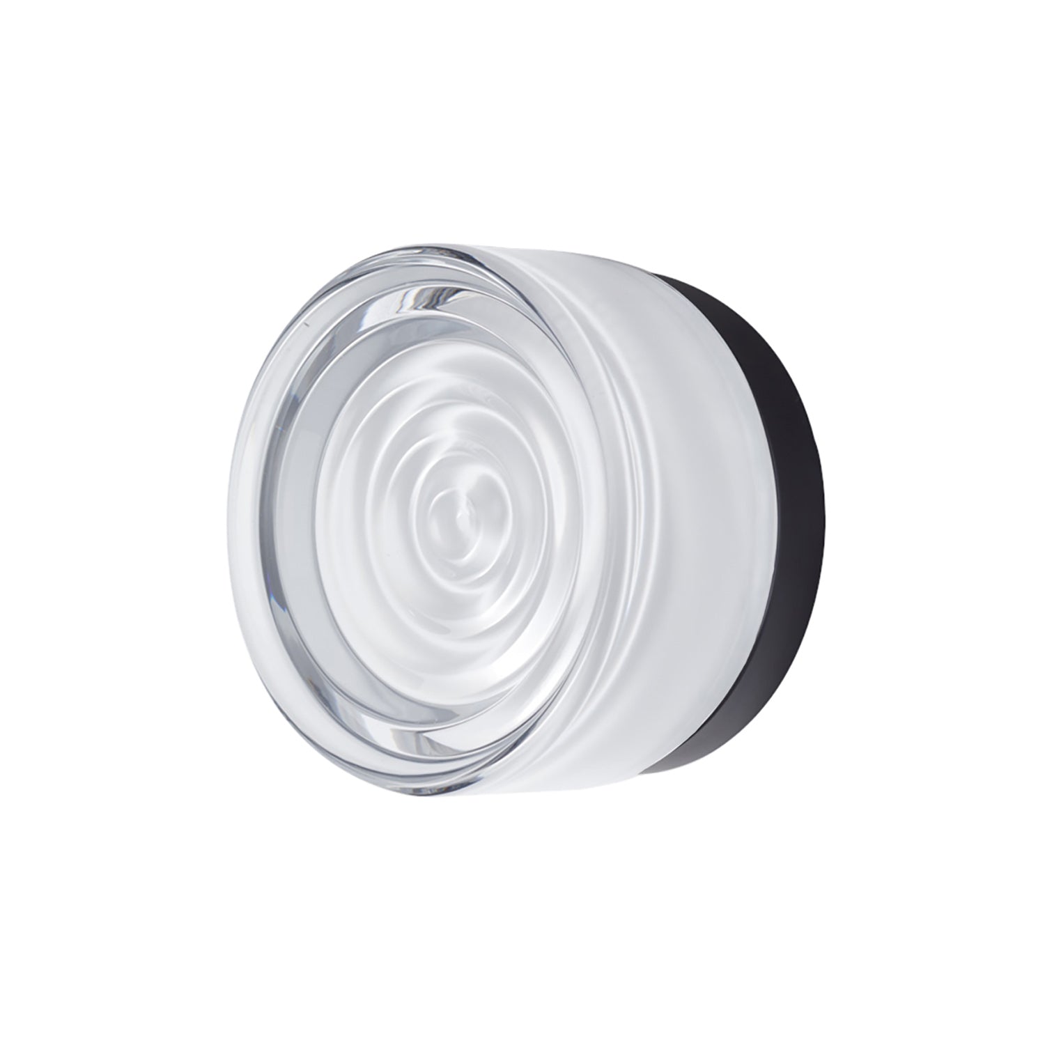 Ripple Sconce: White Interior + Black Anodized
