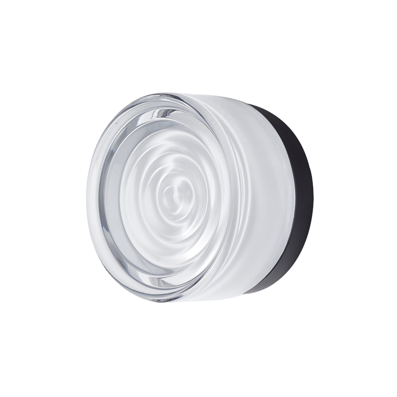 Ripple Sconce: White Interior + Black Anodized