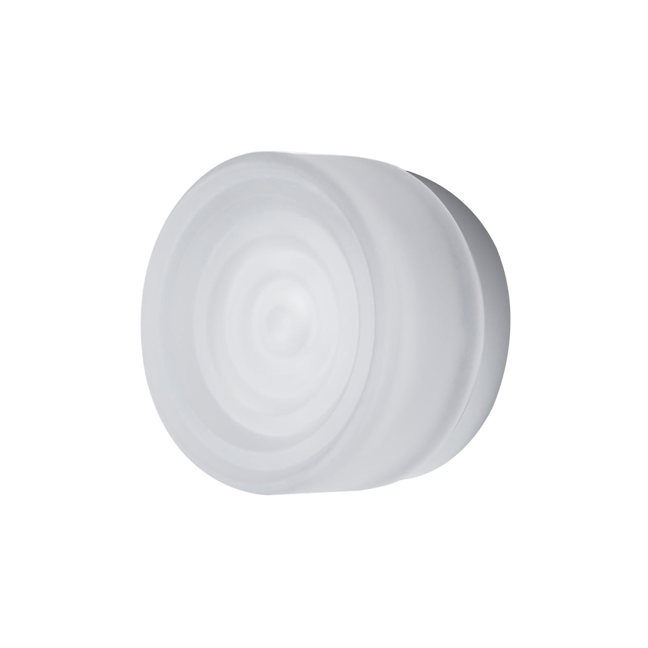 Ripple Sconce: Frosted + Natural Anodized