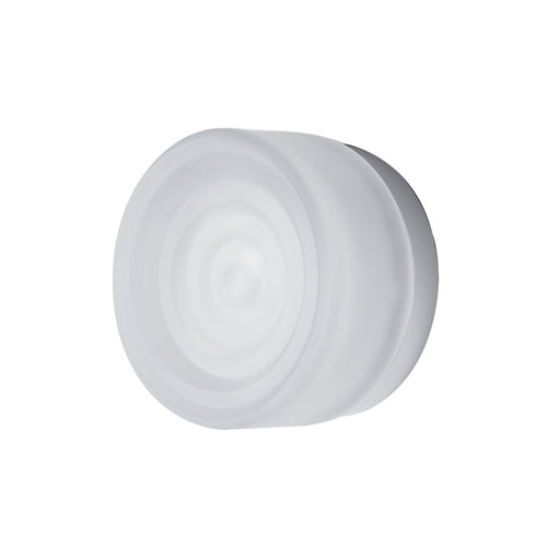 Ripple Sconce: Frosted + Natural Anodized