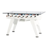 RS2 Rectangle Dining Football Table: Traffic White