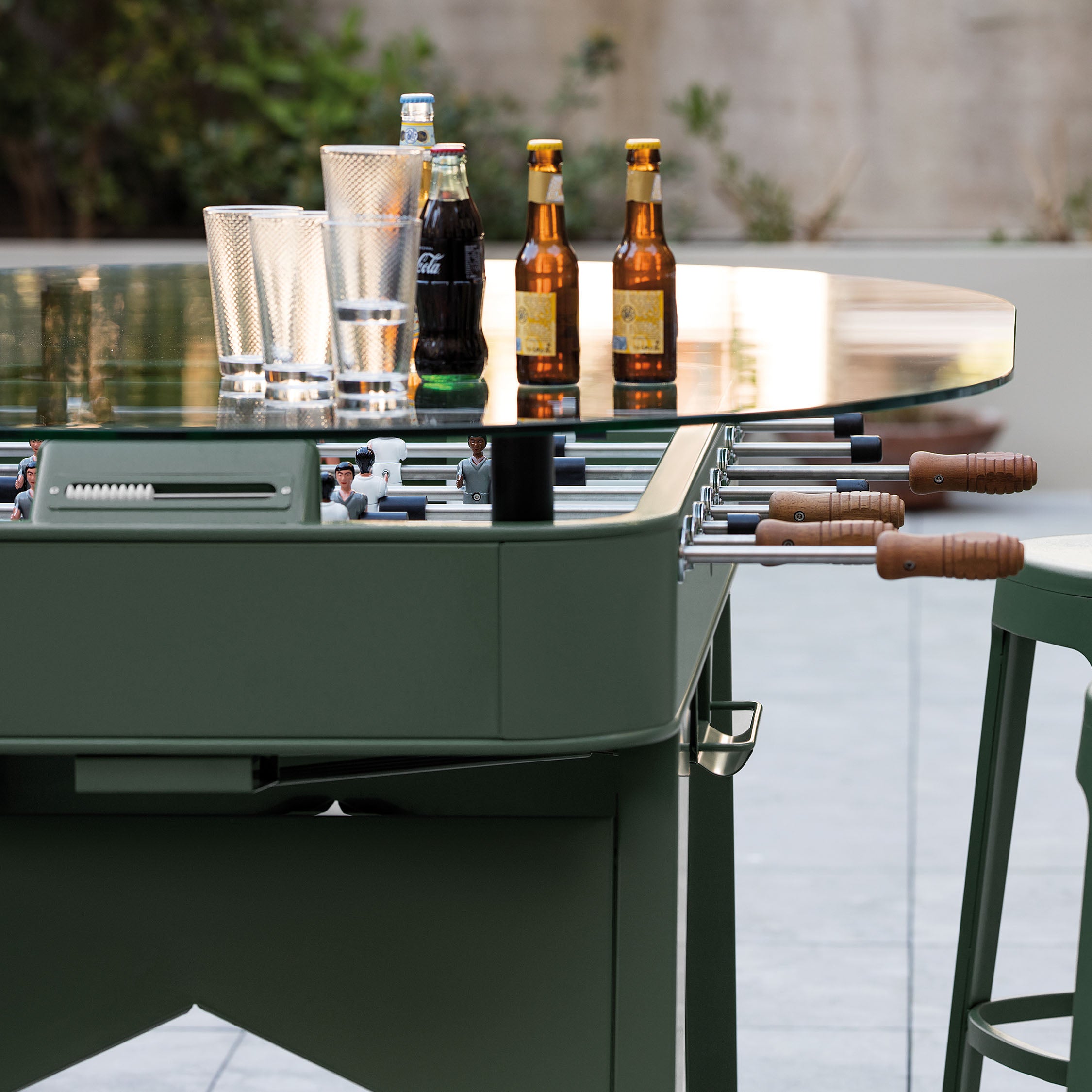 RS2 Rectangle Dining Football Table: Outdoor