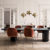 Beetle Dining Chair: Conic Base + Full Upholstery