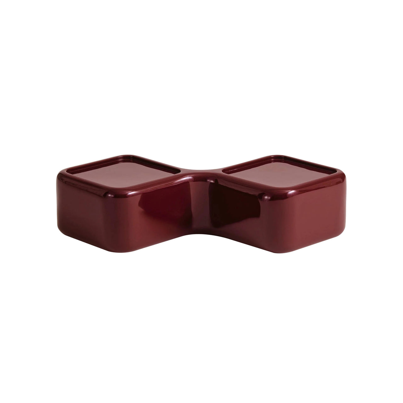 Rectangular Low Module Coffee Table: Red