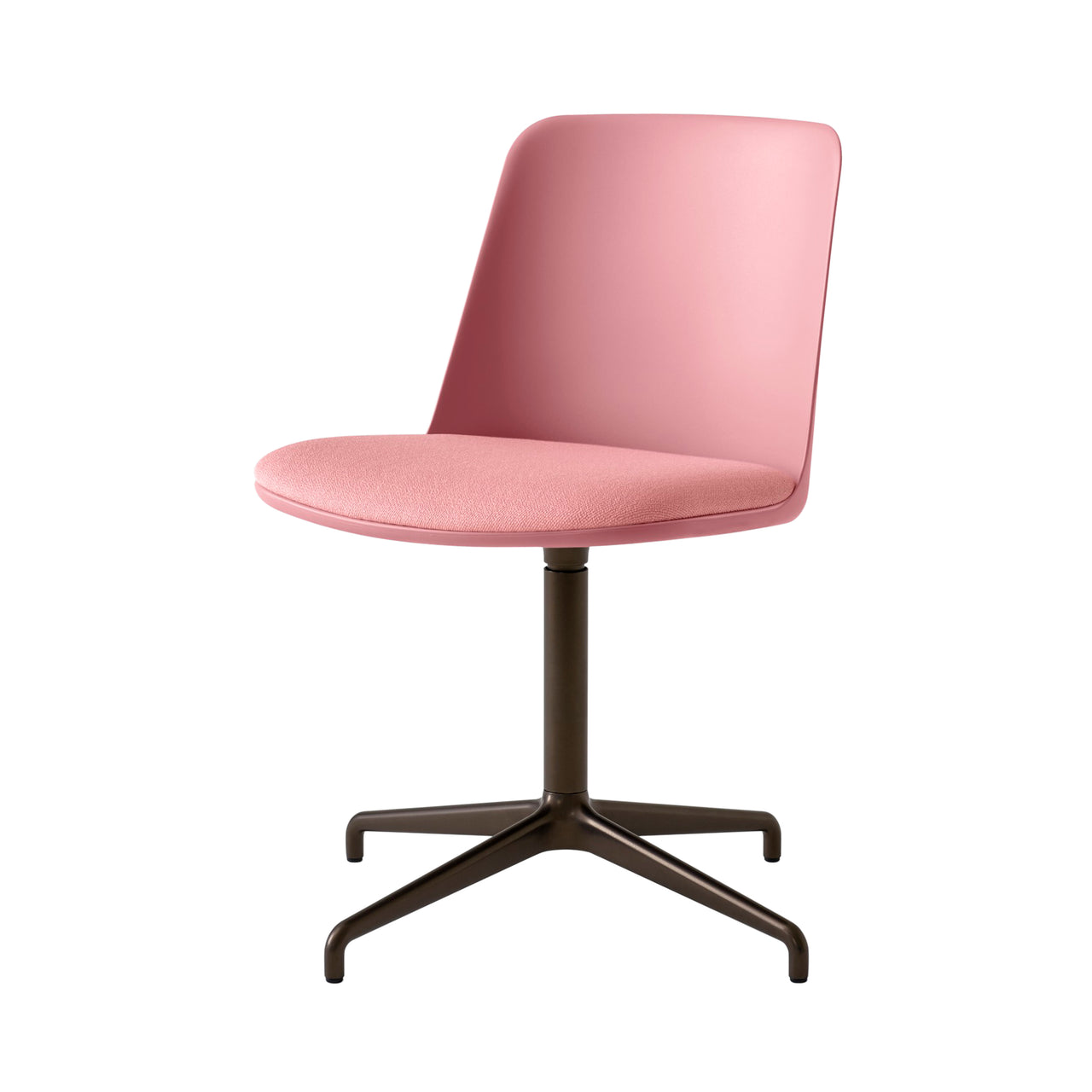 Rely Chair HW17: Soft Pink + Bronzed