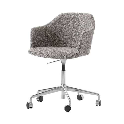 Rely Armchair HW55: Polished Aluminum