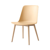 Rely Side Chair HW71: Beige Sand + Clear Lacquered Oak
