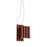 Silo 11 Suspension Lamp: Textured Terracotta