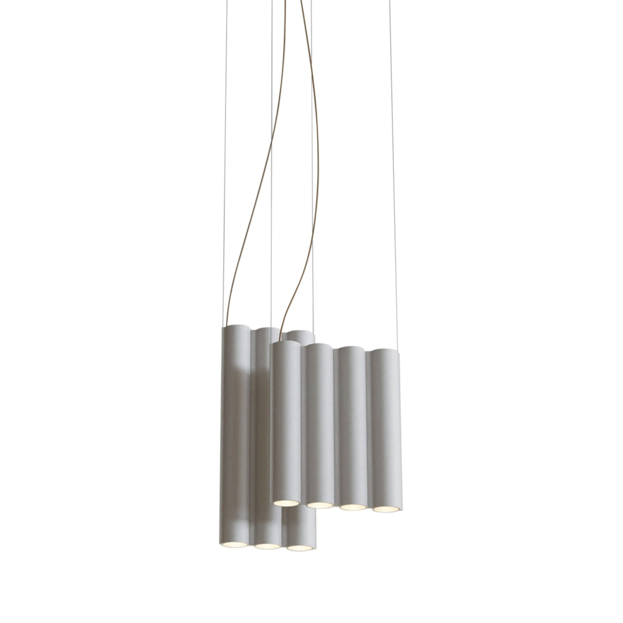 Silo 11 Suspension Lamp: White