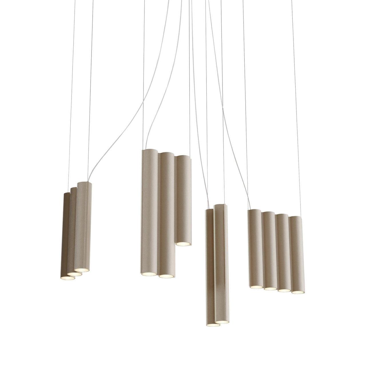 Silo 13 Suspension Lamp: Beige