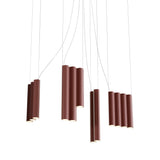 Silo 13 Suspension Lamp: Textured Terracotta