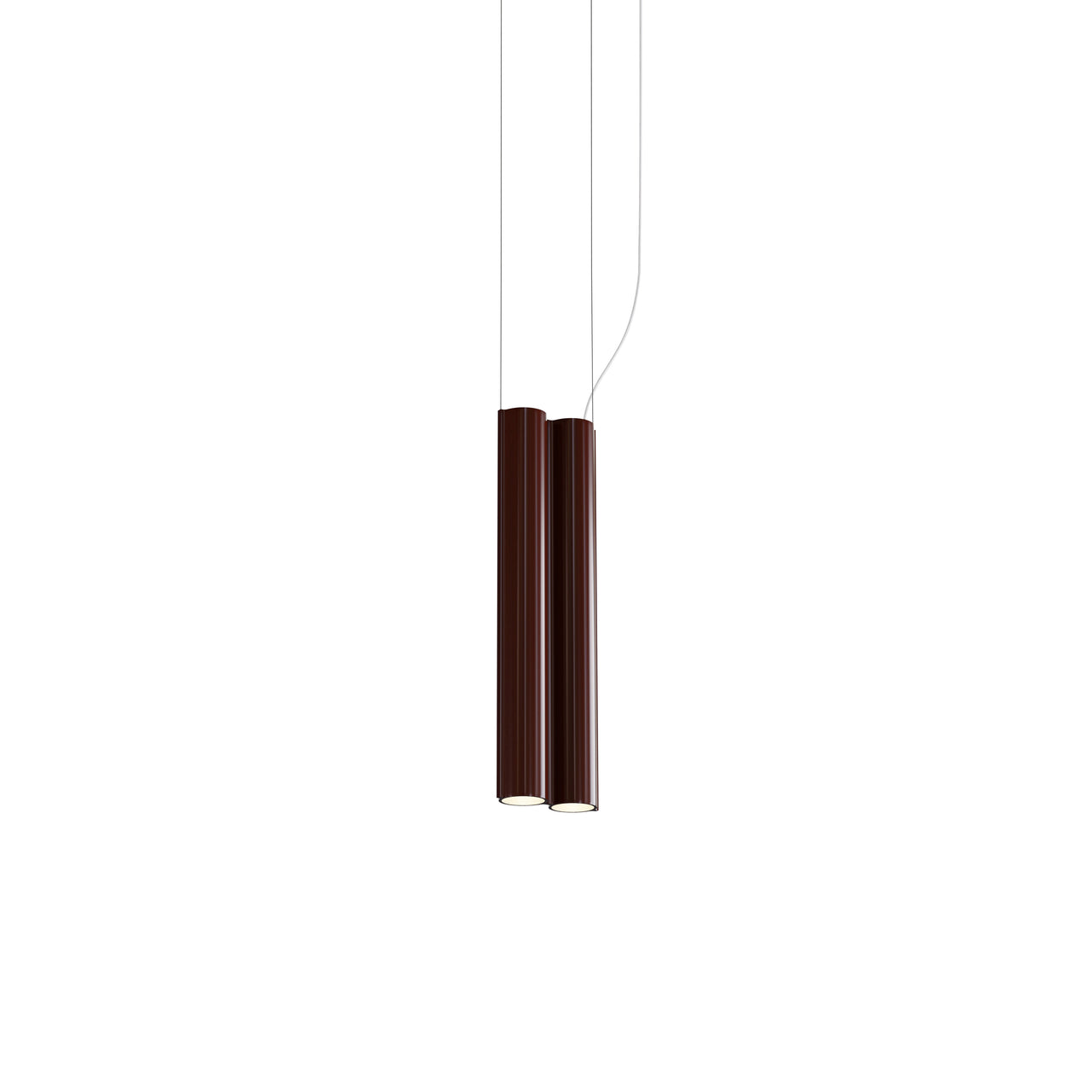 Silo 2SB Suspension Lamp: Glossy Oxblood
