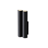Silo 2WA Wall Light: Uplight + Textured Black